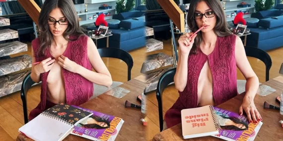 DEREN TALU’NUN YELEKLİ POZU OLAY YARATTI