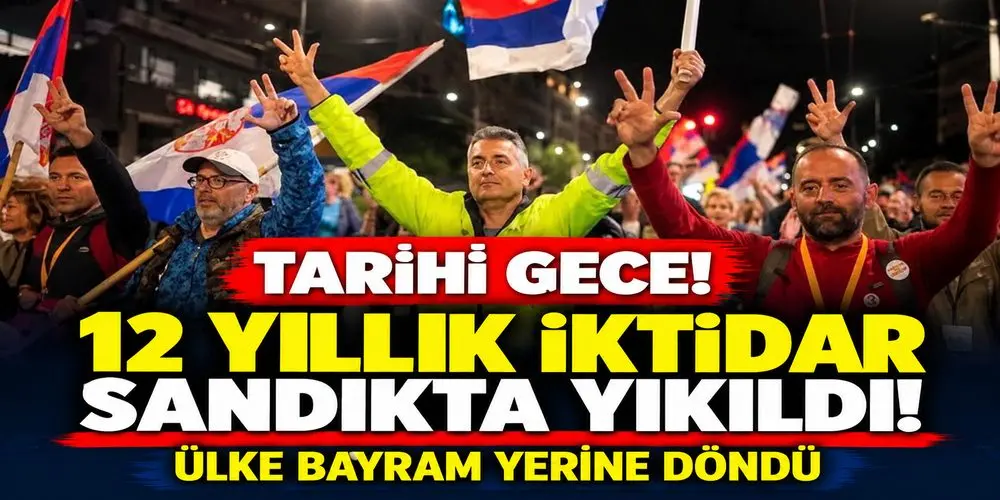 Sırbistan’da Tarihî Seçim! Aleksandar Vučić’in 12 Yıllık İktidarı Sandıkta Sona Erdi