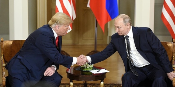TRUMP: PUTİN İLE YAKIN ZAMANDA BİR ARAYA GELMEK MÜMKÜN!