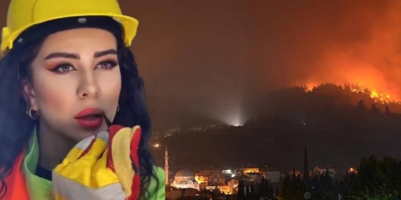 Orman Yangınları Sürerken “İtfaiyeci Makyajı” Skandalı